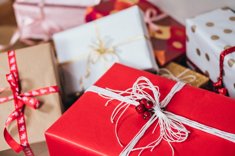 Artisan gift wrapping and thoughtful gift curation